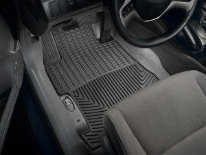 Honda Civic 2006-2024 - Коврики резиновые, передние, черные. (WeatherTech) фото, цена