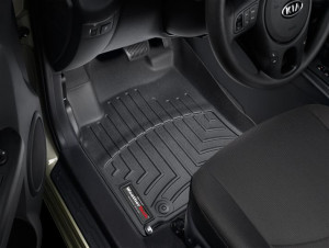 Kia Soul 2011-2013 - Коврики резиновые с бортиком, комплект. (WeatherTech) фото, цена