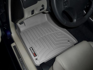 Lexus IS 2006-2013 - Коврики резиновые с бортиком, передние, серые. (WeatherTech) фото, цена