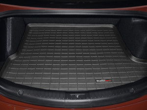 Mazda 3 2010-2012 - Коврик резиновый в багажник, черный. (WeatherTech) фото, цена