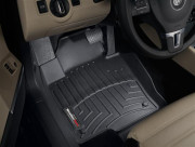 Volkswagen Passat 2005-2011 - Коврики резиновые с бортиком, передние, черные. (WeatherTech) фото, цена