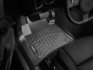 Volkswagen Touareg 2011-2017 - Коврики резиновые с бортиком, передние, черные. (WeatherTech) фото, цена