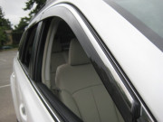 Subaru Legacy 2010-2011 - Дефлекторы окон к-т 4 шт. (С хром-молдингом). фото, цена