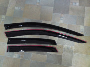 Kia Carens 2006-2012 - Дефлекторы окон (ветровики), комлект. (Cobra Tuning) фото, цена