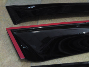 Kia Picanto 2011-2012 - (3DR) - Дефлекторы окон (ветровики), комлект. (Cobra Tuning) фото, цена