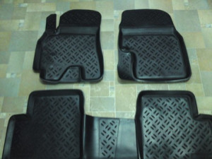 Kia Ceed 2006-2012 - Коврики резиновые, черные, комплект 5 штук, Eleron фото, цена