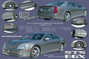 Cadillac STS 2005-2007 - Аэродинамический обвес - EGX Ground Effects Kit. фото, цена
