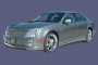 Cadillac STS 2005-2007 - Аэродинамический обвес - EGX Ground Effects Kit. фото, цена