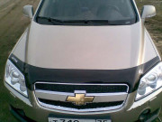 Chevrolet Aveo 2006-2012 - Дефлектор капота (мухобойка). (Voron Glass) фото, цена