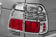 Toyota Land Cruiser 1998-2007 - Хромированные накладки на задние фонари, комплект 2 штуки. (USA) фото, цена