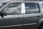 Honda Pilot 2009-2011 - Хромированные накладки на стойки  (к-т 4 / 6 шт.) фото, цена