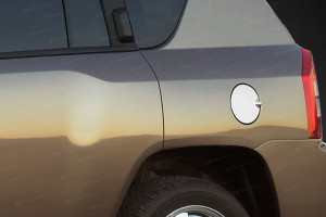 Jeep Compass 2007-2013 - Хромированная накладка на лючок бензобака. (SES Trims®) фото, цена