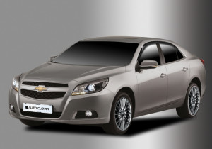 Chevrolet Malibu 2011-2013 - Дефлекторы окон (ветровики), комплект. (Clover) фото, цена