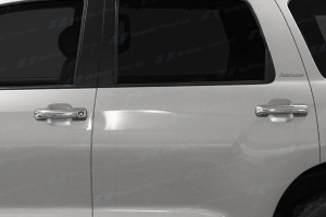 Toyota Sequoia 2007-2013 - Хромированные накладки на ручки. SES Trims фото, цена