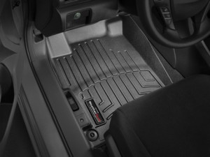 Honda Accord 2013-2024 - Коврики резиновые с бортиком, передние, черные (WeatherTech) SEDAN фото, цена