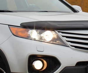Kia Sorento 2010-2013 - Защита передних фар, прозрачная, EGR  фото, цена