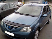 Dacia Logan 2004-2012 - Дефлектор капота (мухобойка). (VIP Tuning) фото, цена