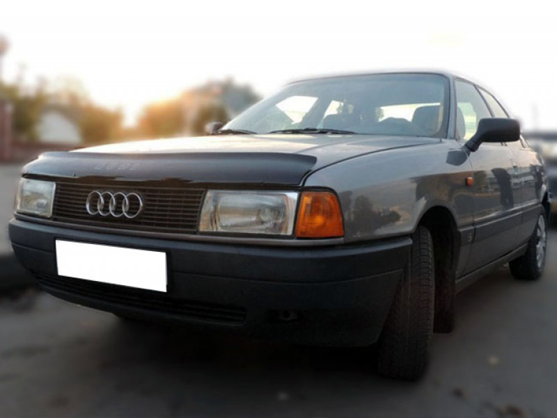 Дефлектор капота для Audi 80 B3 (1986-1991), черный, Vip-tuning