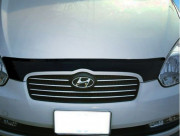 Hyundai Accent 2006-2010 - Дефлектор капота. (Vip Tuning) фото, цена