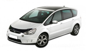 Ford Galaxy 2006-2010 - Дефлектор капота (мухобойка), VIP Tuning фото, цена