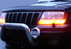 Jeep Grand Cherokee 1993-1998 - Дефлектор капота (мухобойка), VIP Tuning фото, цена