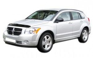 Dodge Caliber 2006-2012 - Дефлектор капота (мухобойка). (VIP Tuning) фото, цена