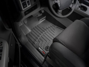 Toyota Tundra 2012-2021 - Коврики резиновые с бортиком, передние, черные. (WeatherTech) фото, цена