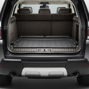 Land Rover Range Rover Sport 2013-2021 - Коврик резиновый c бортиком в багажник, черный. (Land Rover) фото, цена