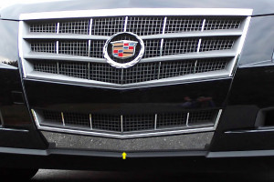 Cadillac CTS 2008-2010 - (CTS 2008-2010 / CTS Sports Wagon 2010) - Хромированная накладка на бампер, под решетку. (SAA®) фото, цена