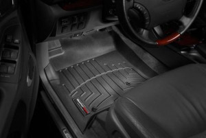 Lexus GX 2003-2009 - Коврики резиновые с бортиком, передние, черные. (WeatherTech) фото, цена
