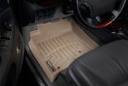 Lexus GX 2003-2009 - Коврики резиновые с бортиком, передние, бежевые. (WeatherTech) фото, цена