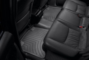 Lexus GX 2003-2009 - Коврики резиновые с бортиком, задние, черные. (WeatherTech) фото, цена