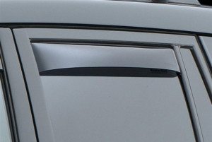 Toyota Land Cruiser Prado 2003-2008 - Дефлекторы окон (ветровики), задние, темные. (WeatherTech) фото, цена