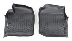 Toyota Land Cruiser 1998-2007 - Коврики резиновые с бортиком, передние, черные. (WeatherTech) фото, цена