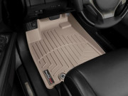 Lexus RX 2013-2015 - Коврики резиновые с бортиком, передние, бежевые. (WeatherTech) фото, цена