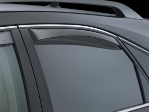 Lexus RX 2009-2015 - Дефлекторы окон (ветровики), задние, темные. (WeatherTech) фото, цена