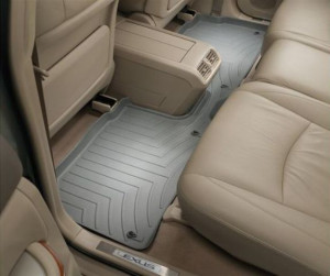 Lexus RX 2003-2008 - Коврики резиновые с бортиком, задние, серые. (WeatherTech) фото, цена