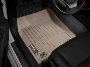 Lexus ES 2013-2019 - Коврики резиновые с бортиком, передние, бежевые. (WeatherTech) фото, цена