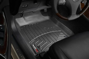 Lexus ES 2006-2012 - Коврики резиновые с бортиком, передние, черные. (WeatherTech) фото, цена