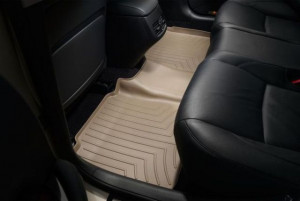 Lexus ES 2006-2012 - Коврики резиновые с бортиком, задние, бежевые. (WeatherTech) фото, цена