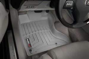 Lexus GS 2006-2012 - (AWD) Коврики резиновые с бортиком, передние, серые. (WeatherTech) фото, цена