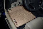 Lexus IS 2006-2013 - Коврики резиновые с бортиком, передние, бежевые. (WeatherTech) фото, цена