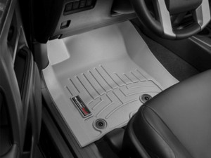Toyota 4Runner 2013-2024 - Коврики резиновые с бортиком, передние, серые. (WeatherTech) фото, цена