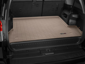 Toyota 4Runner 2010-2023 - Коврик резиновый в багажник, бежевый. (WeatherTech) 7 мест фото, цена