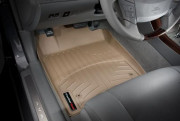 Toyota Avalon 2005-2024 - Коврики резиновые с бортиком, передние, бежевые. (WeatherTech) фото, цена