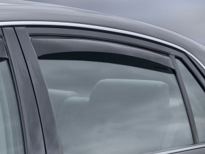 Toyota Camry 2012-2015 - Дефлекторы окон (ветровики), задние, темные. (WeatherTech) фото, цена
