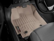 Toyota Corolla 2014-2024 - Коврики резиновые с бортиком, передние, бежевые. (WeatherTech) АКПП фото, цена