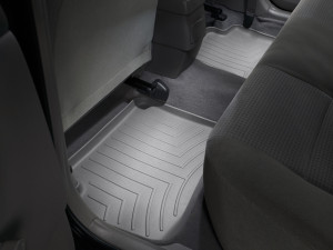 Toyota Corolla 2003-2024 - Коврики резиновые с бортиком, задние, серые. (WeatherTech) фото, цена