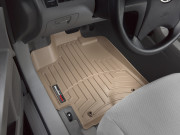 Toyota Highlander 2009-2013 - Коврики резиновые с бортиком, передние, бежевые. (WeatherTech) фото, цена