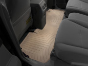 Toyota Highlander 2009-2013 - Коврики резиновые с бортиком, задние, бежевые. (WeatherTech) фото, цена